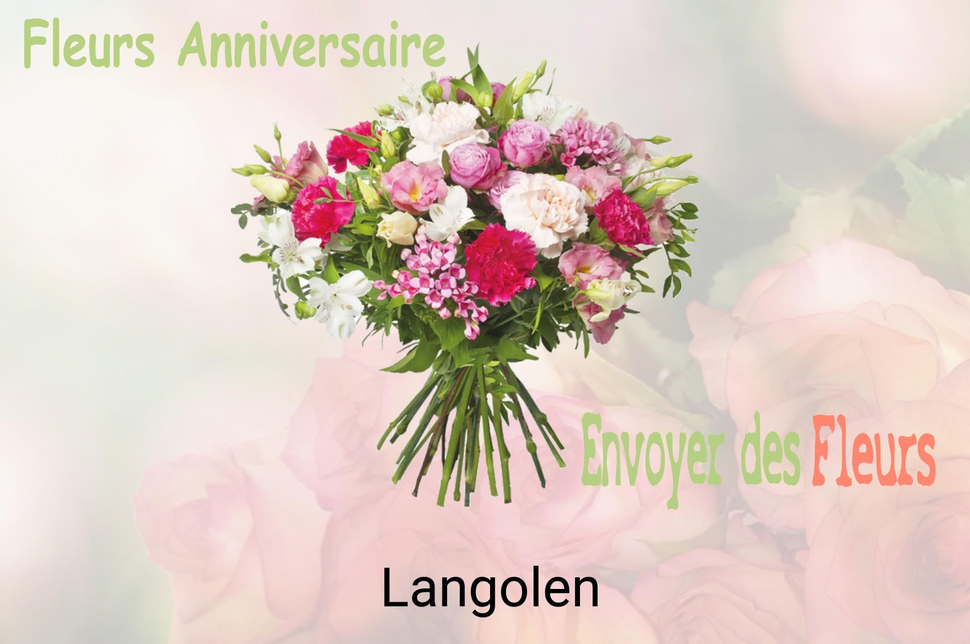 Bouquet de fleurs d’anniversaire livré à Langolen