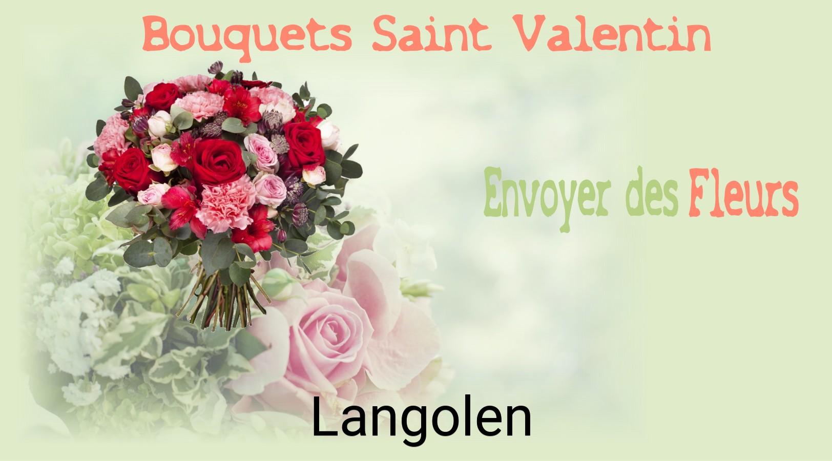 Roses de Saint-Valentin livrées à Langolen